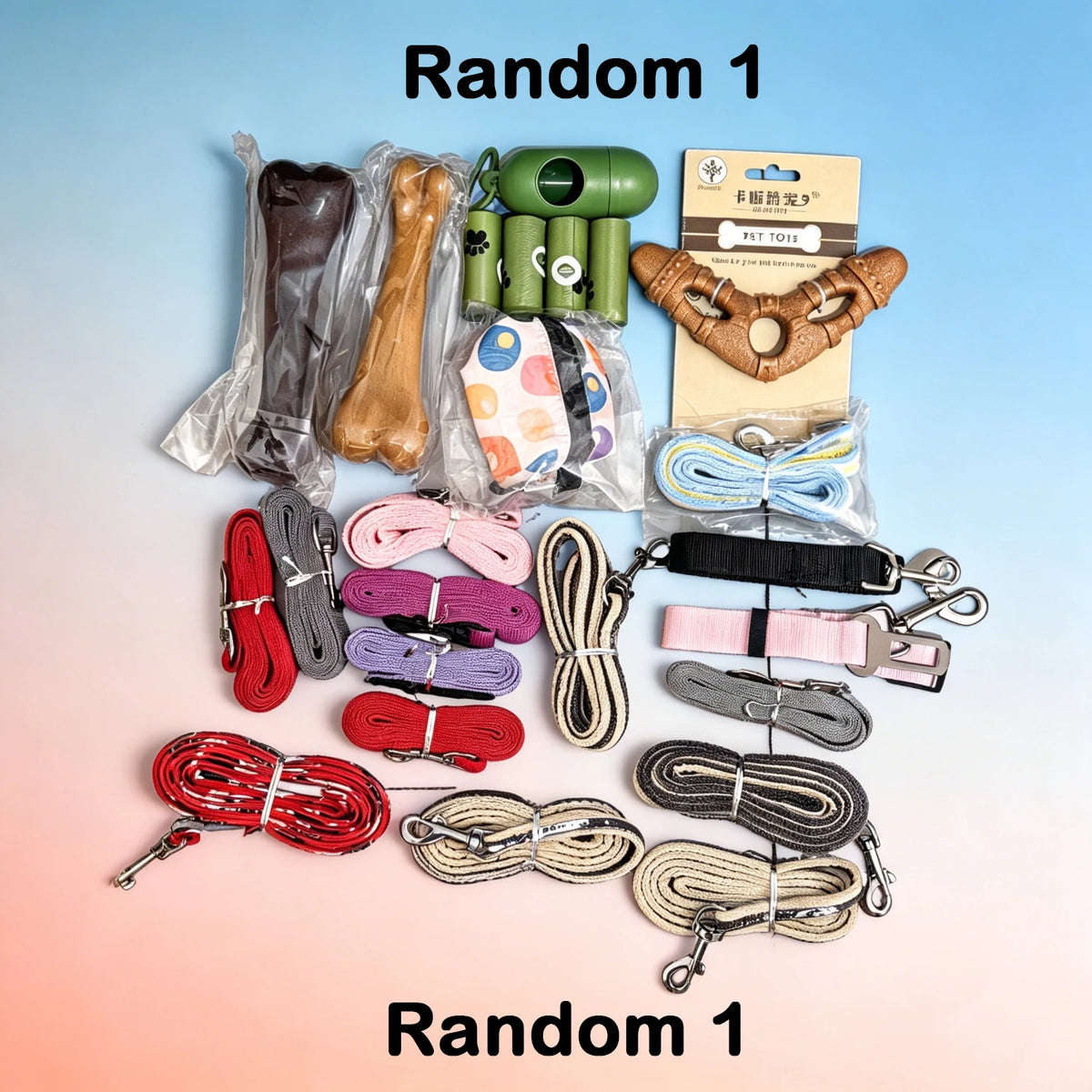 Flower Capsule Dog Poop Bag Dispenser Set Scented Portable Outdoor Walking Pet Waste Bag Holder For Dog Cat Litter Garbage Clean