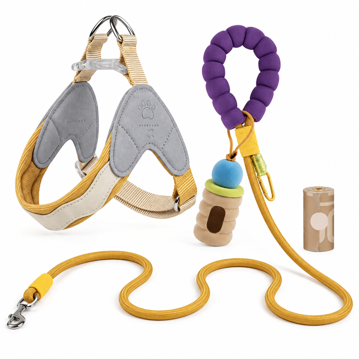 Wiggle Ready Dog Harness & Leash Set