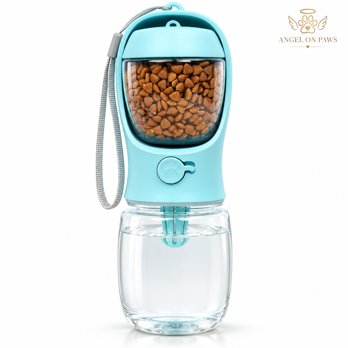 Sip & Snack Travel Bottle — Portable Pet Water & Food Dispenser