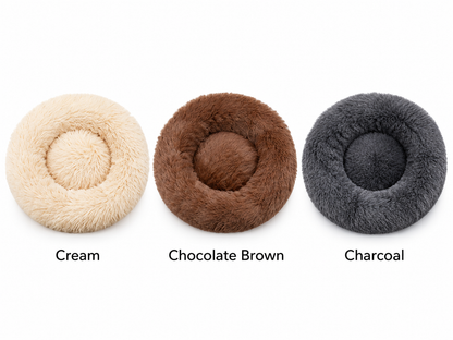 Snuggleberry Cloud – Plush Donut Pet Bed