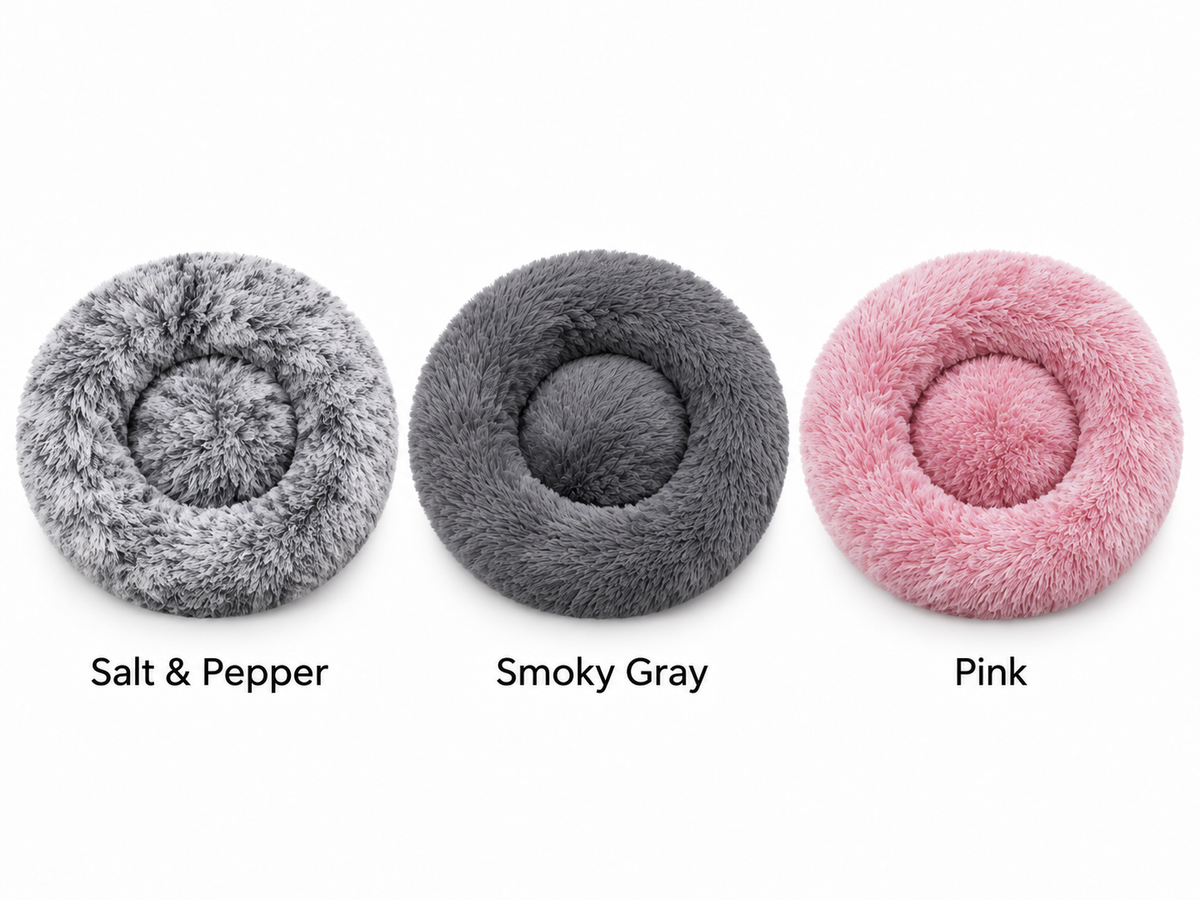 Snuggleberry Cloud – Plush Donut Pet Bed