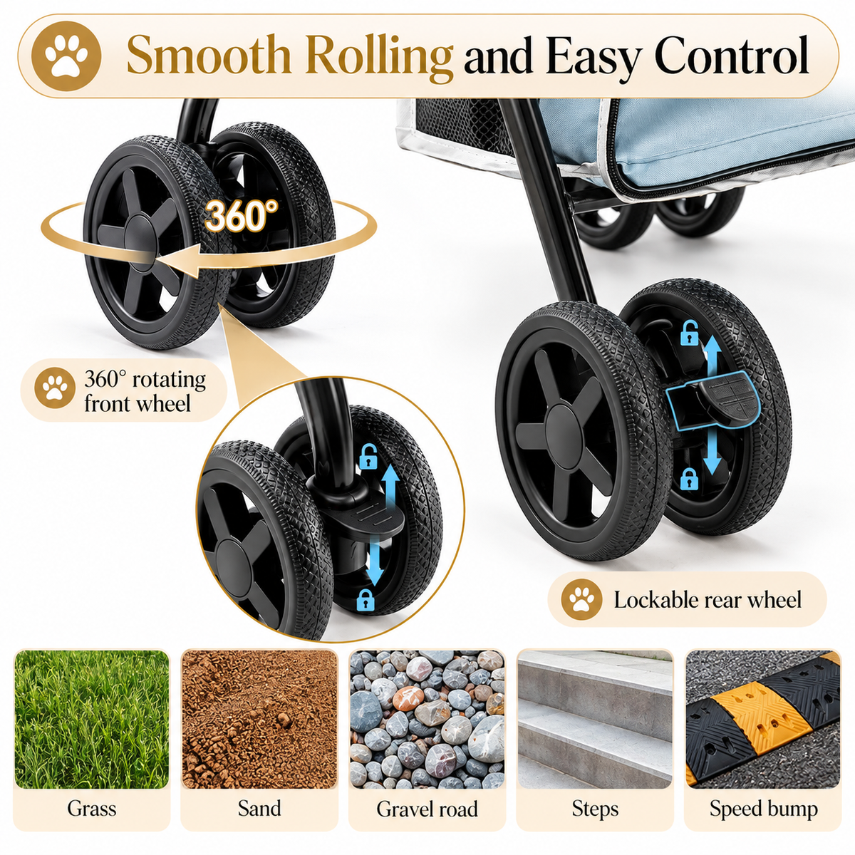 PawVoyage Duo — Double-Decker Pet Stroller