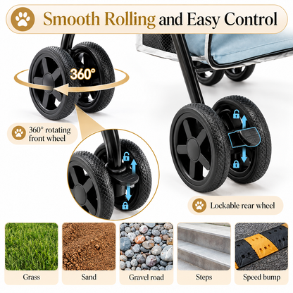 PawVoyage Duo — Double-Decker Pet Stroller