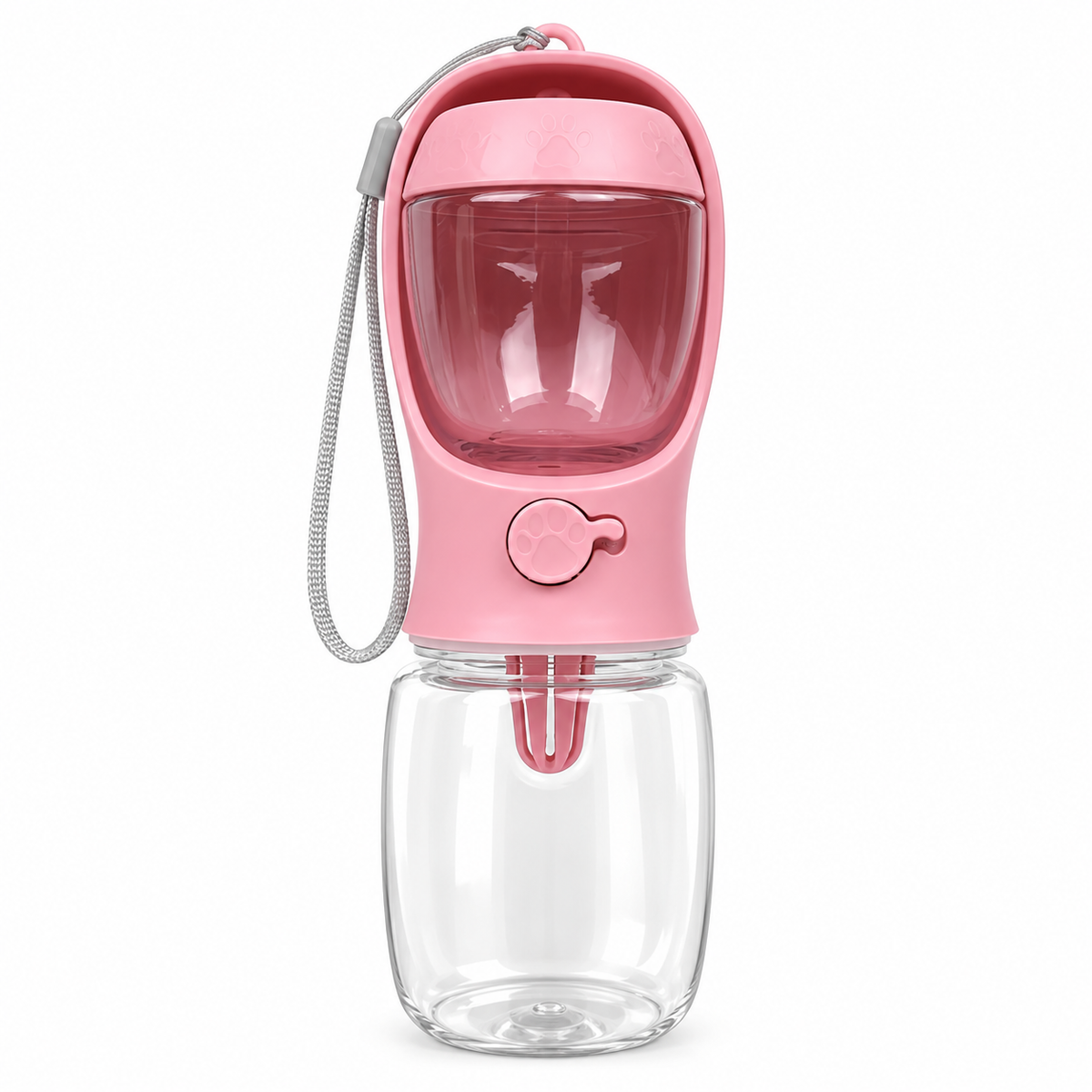 Sip & Snack Travel Bottle — Portable Pet Water & Food Dispenser