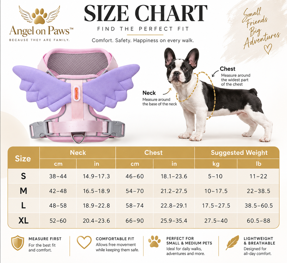 Halo Hug™ Winged Pet Harness