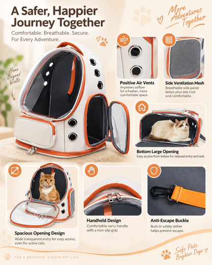 Meowstronaut – Space Capsule Pet Carrier Backpack