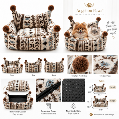 Crown & Cuddle™ Pet Sofa Bed