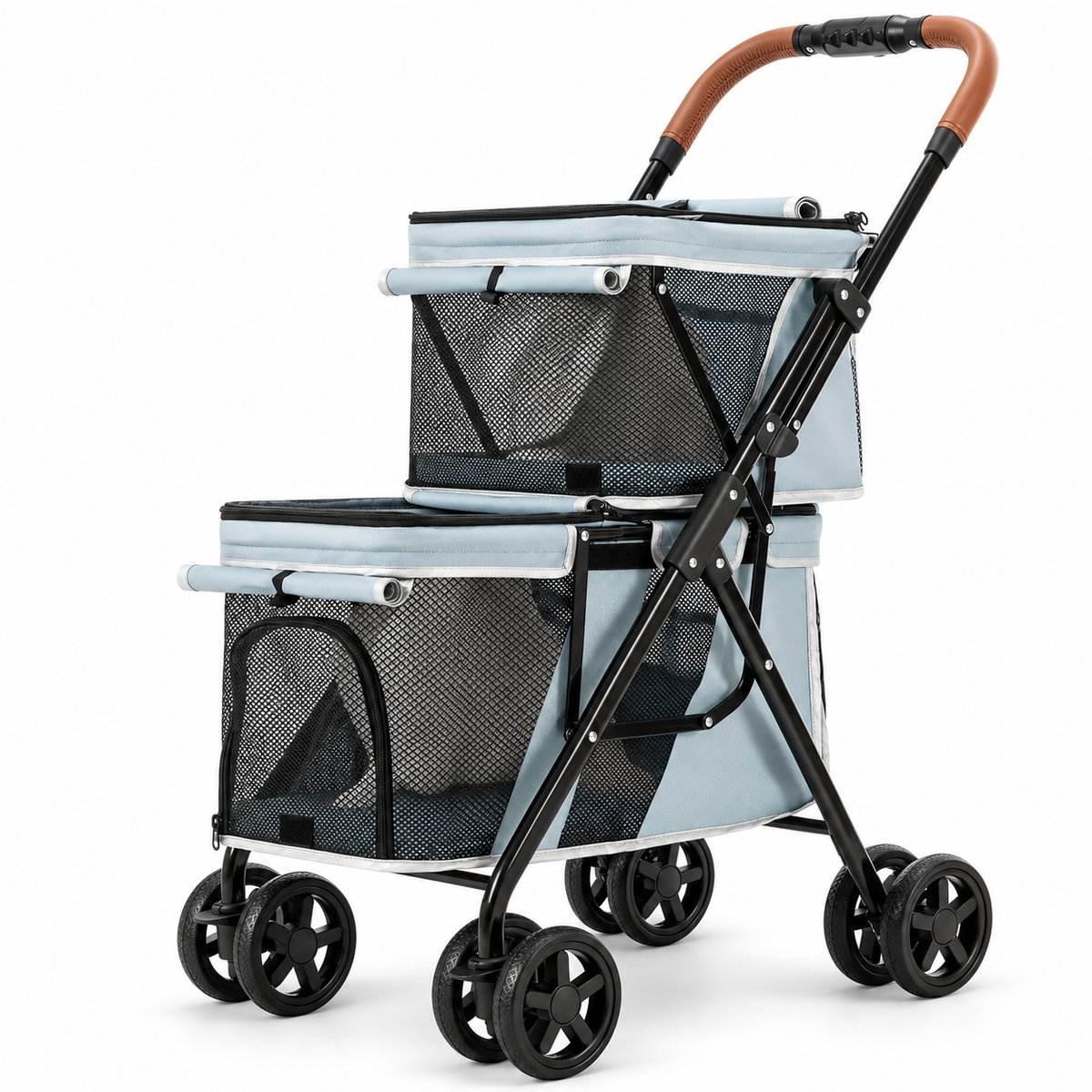 PawVoyage Duo — Double-Decker Pet Stroller