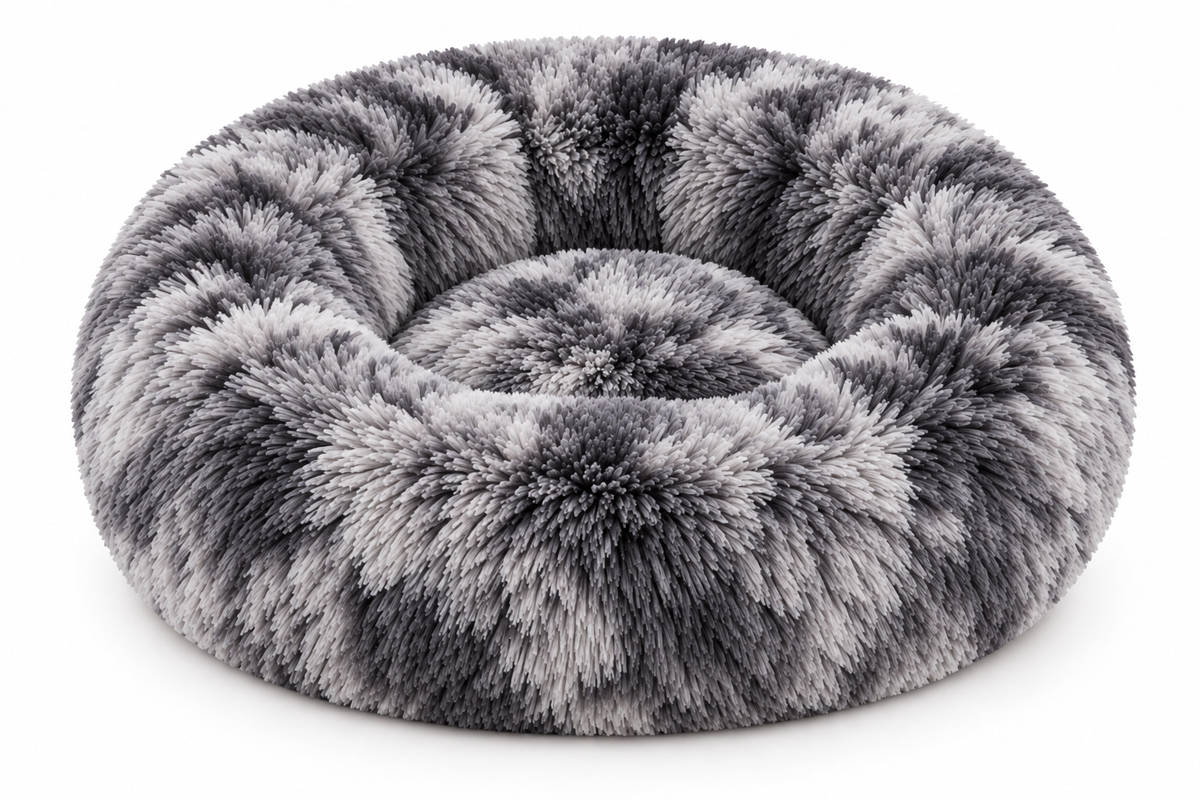 Snuggleberry Cloud – Plush Donut Pet Bed