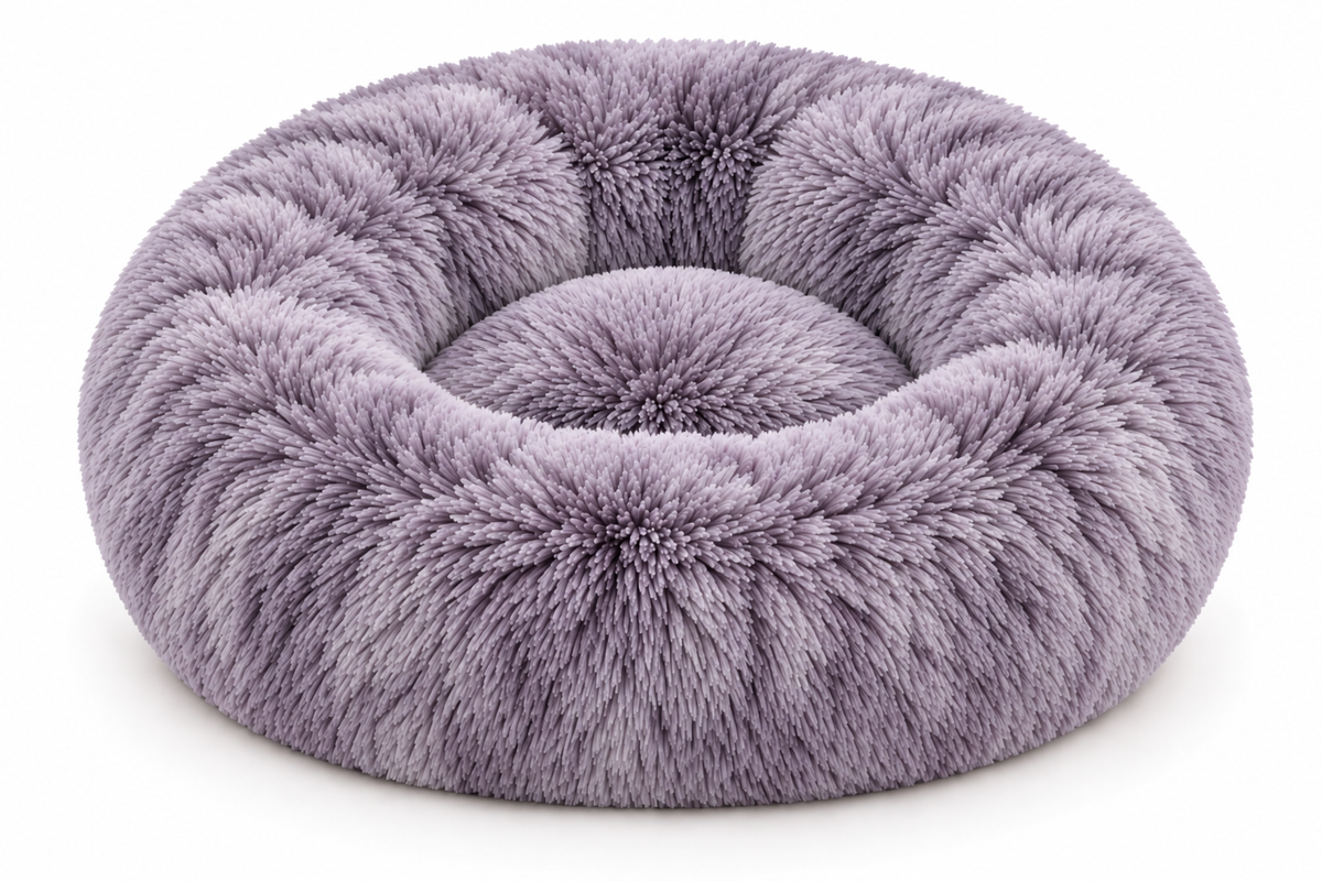 Snuggleberry Cloud – Plush Donut Pet Bed