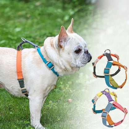 H-shaped Dog Harness,adjustable Explosion-proof Punching Dog Harness for Small Medium and Large Dogs for Training and Running