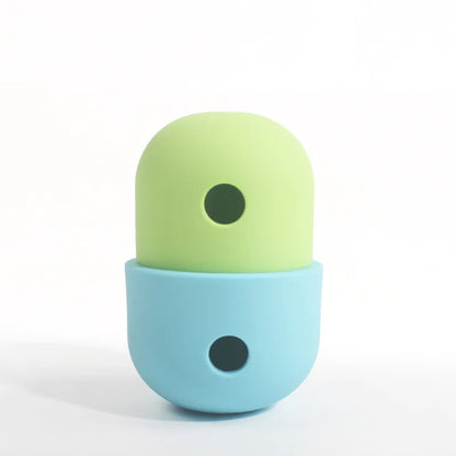 Silicone Dog Treat Dispensing Ball Chew Bowl Interactive Feeder Toy for Outdoor Puzzle Use Home Pet Puppy Small Large Bite