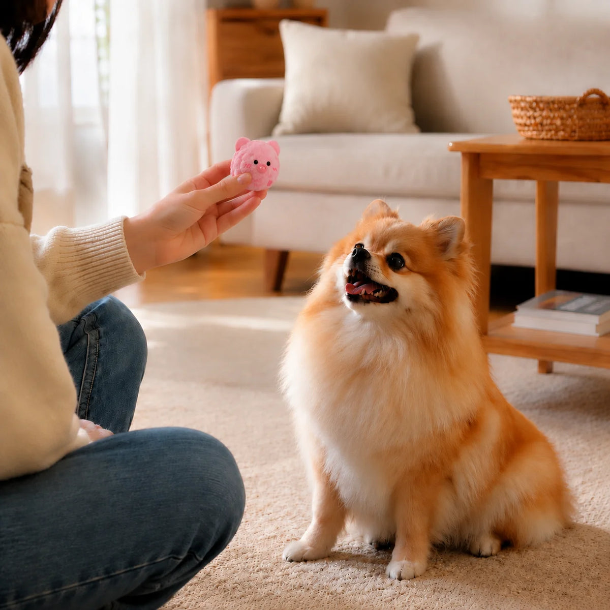 2pcs Pet Interactive Bouncing Sound Toy Ball Teething Interactive Toy That Consumes Energy for Pets Suitable for Small Dogs