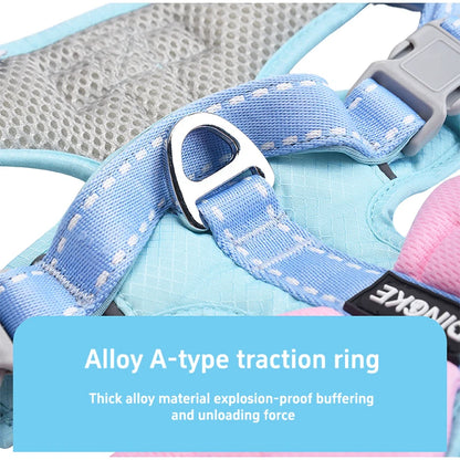 Wing & Wag Angel Wings Dog Harness - A breathable adjustable dog harness finished with playful 3D angel wings.