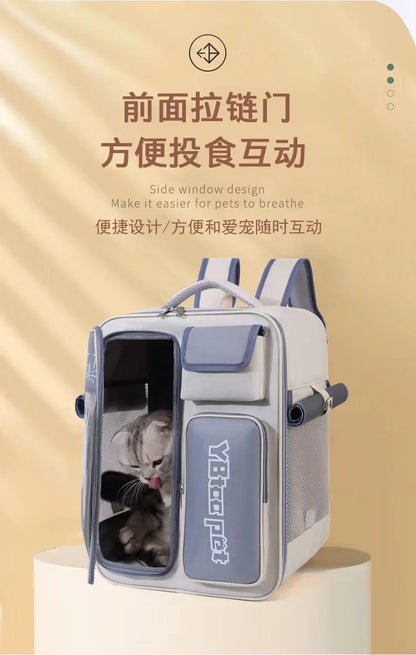 Bag Products Cat Carriers Storage Fashion Backpack Portable Cat Carriers Handbag PVC Home Katzenbeutel MH40MB