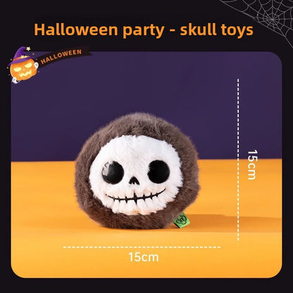 Kawaii Interactive Dog Toy Electric Plush Jumping Ball Squeaky Bite Resistant Self Entertaining Boredom Relief For Cute Dogs