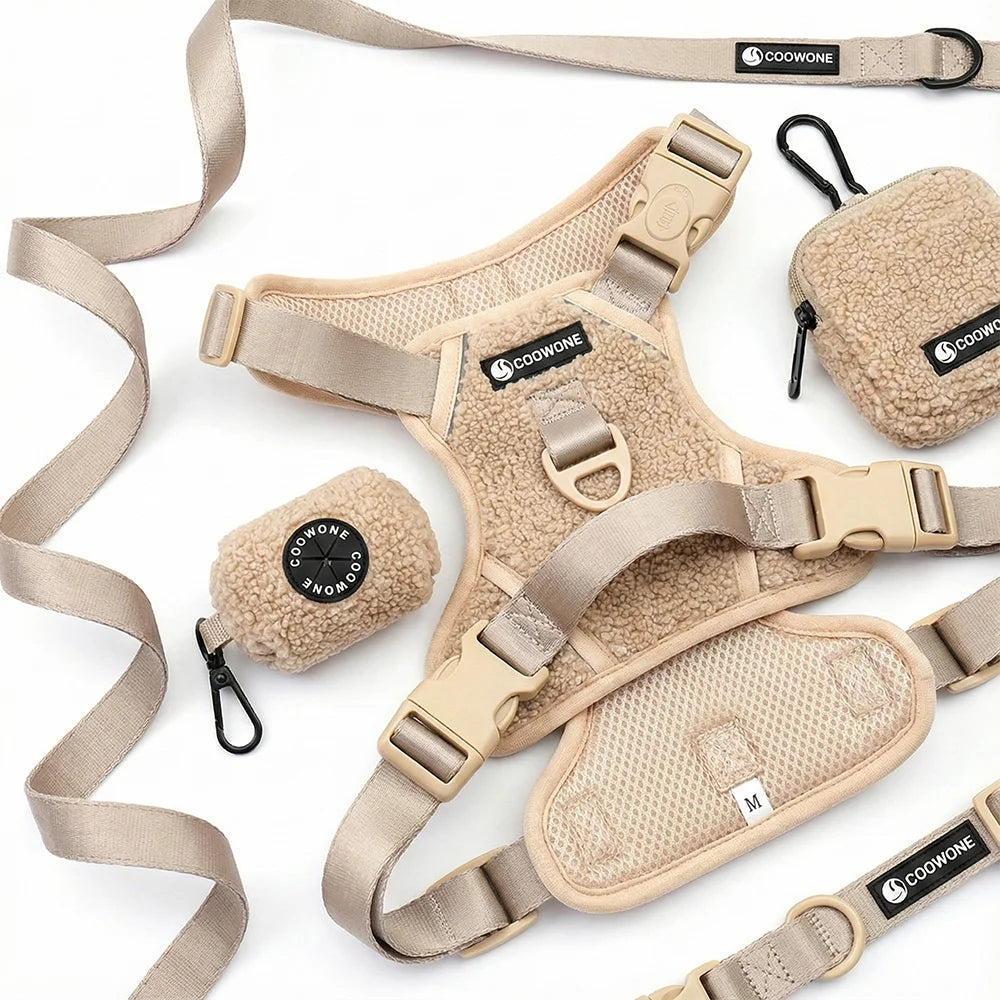 Personalized Dog Harness Set Custom Design Dog Collars and Leashes Step in Puppy Harness Dog Products