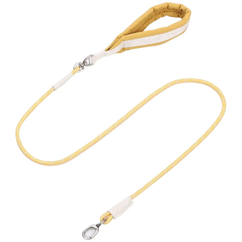 Dog leash, anti-shock dog chain, outdoor dog walking leash, detachable pet harness
