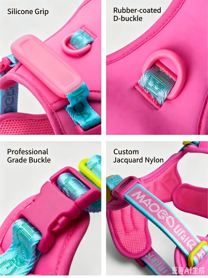 Pawfetti Dog Harness & Leash Set