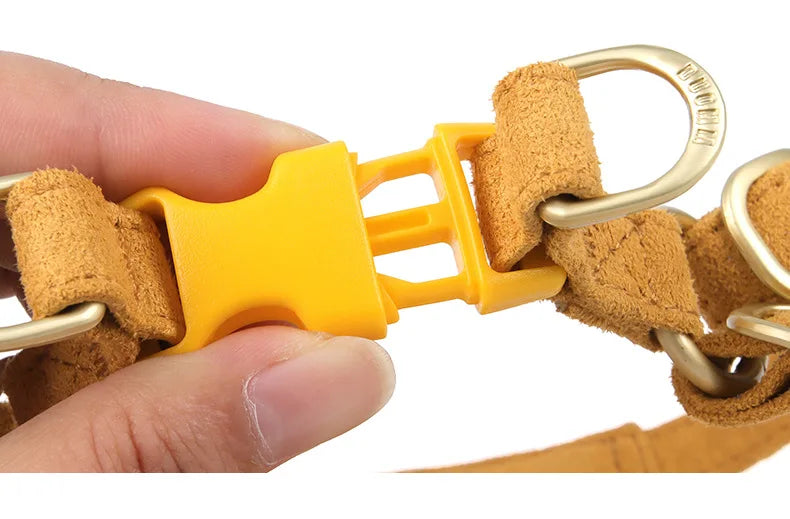 Pet Collars Trendy Premium Suede Dog Harness Leash Set-Adjustable Pet Chest Strap Soft Durable Puppy Kitten Fashion Accessories