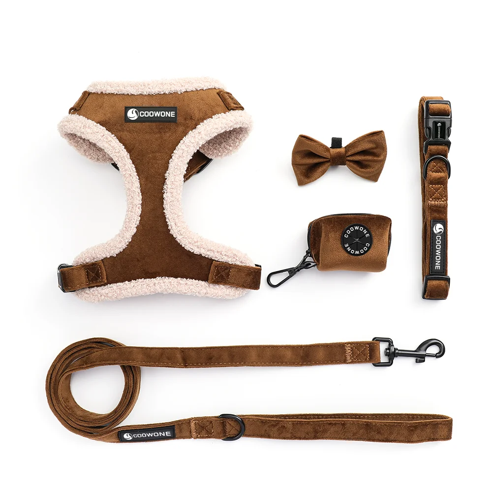 Personalized Dog Harness Set Custom Design Dog Collars and Leashes Step in Puppy Harness Dog Products