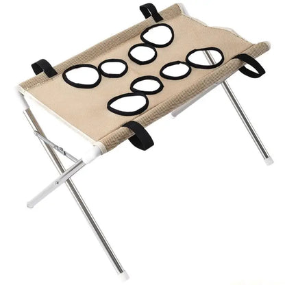 QX2E MultiFunctional Cats Dog Grooming Bed with Support Frame and Washing Hole Grooming Bed For Pet Ear Picking Clipping