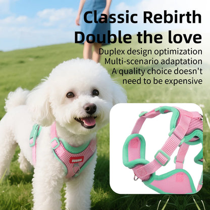Purrfect Escape – Reflective Mesh Pet Harness & Leash Set