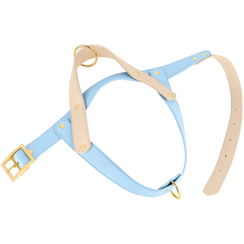 Leather Dog Harness No Pull Dogs Harnesses Vest Soft Pet Walking Training Vests Strong For Small Medium Large Dogs Pug Pitbull