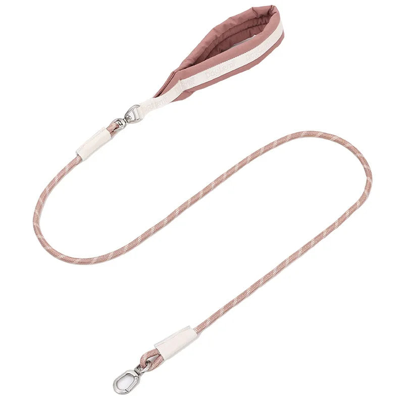 Dog leash, anti-shock dog chain, outdoor dog walking leash, detachable pet harness