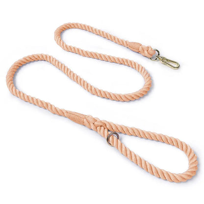 Hand-woven Cotton Rainbow Dog Leash, Medium and Large Dog Walking Leash Is Wear-resistant ,  for Outdoor Walking or Dog Training