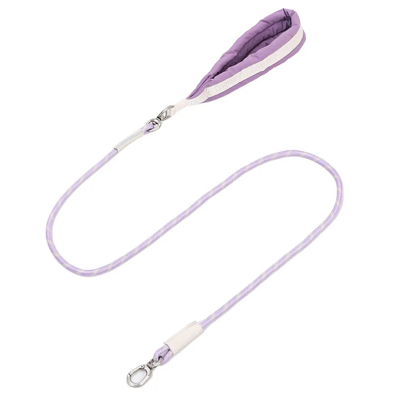 Dog leash, anti-shock dog chain, outdoor dog walking leash, detachable pet harness