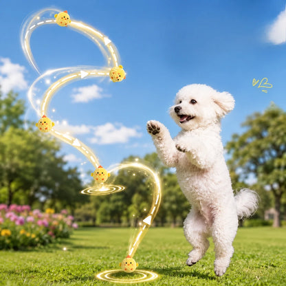 2pcs Pet Interactive Bouncing Sound Toy Ball Teething Interactive Toy That Consumes Energy for Pets Suitable for Small Dogs
