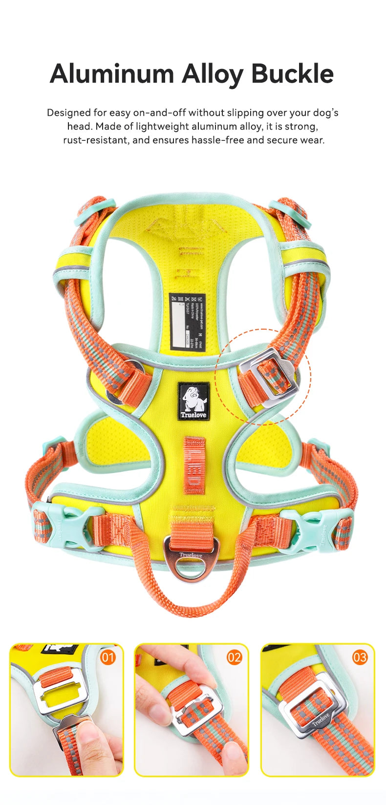 Trailblazer Tails – Reflective Padded Dog Harness