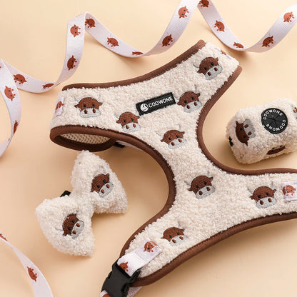 Personalized Dog Harness Set Custom Design Dog Collars and Leashes Step in Puppy Harness Dog Products