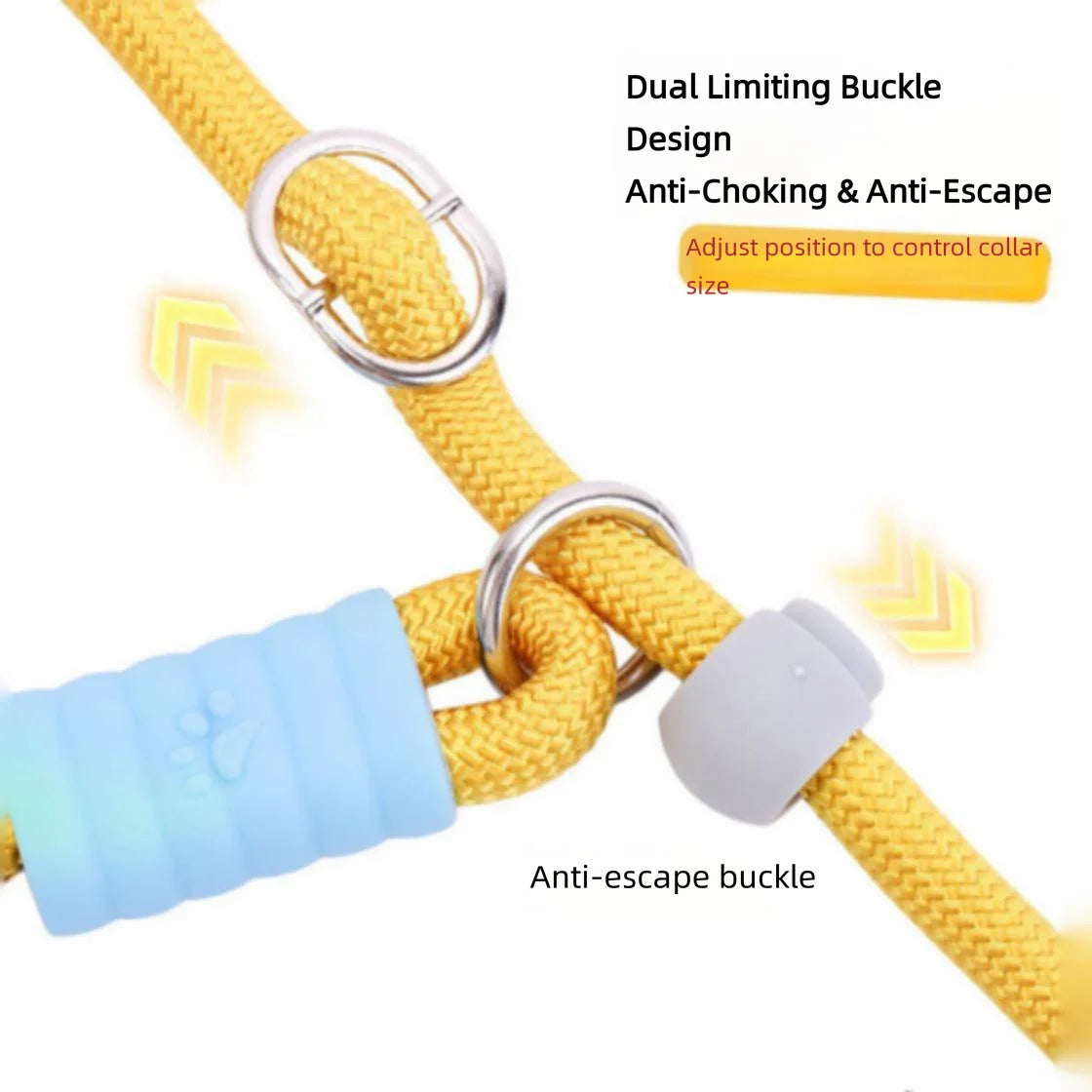 Dog leash that is resistant to chewing, adjustable and prevents escape - perfect for pet dog walking.