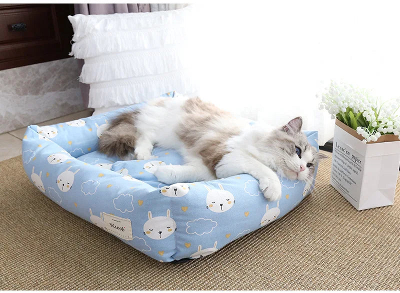 New Four Seasons Universal Pet Nests Spring and Autumn Square Nests Winter Warm Dog Nests Cat Nests Thickened Small Dog NestsCat