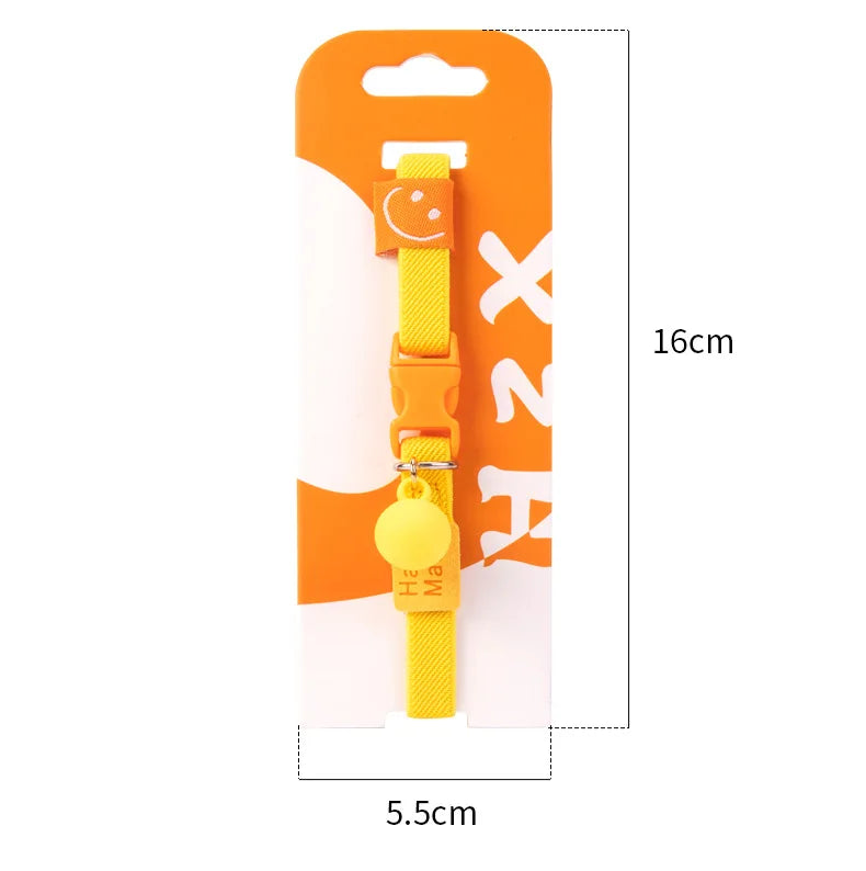 Reflective Cat Collar Adjustable Soft Pet Necklace Summer Fashion Accessory with Breakaway Clasp for Indoor Outdoor Cats