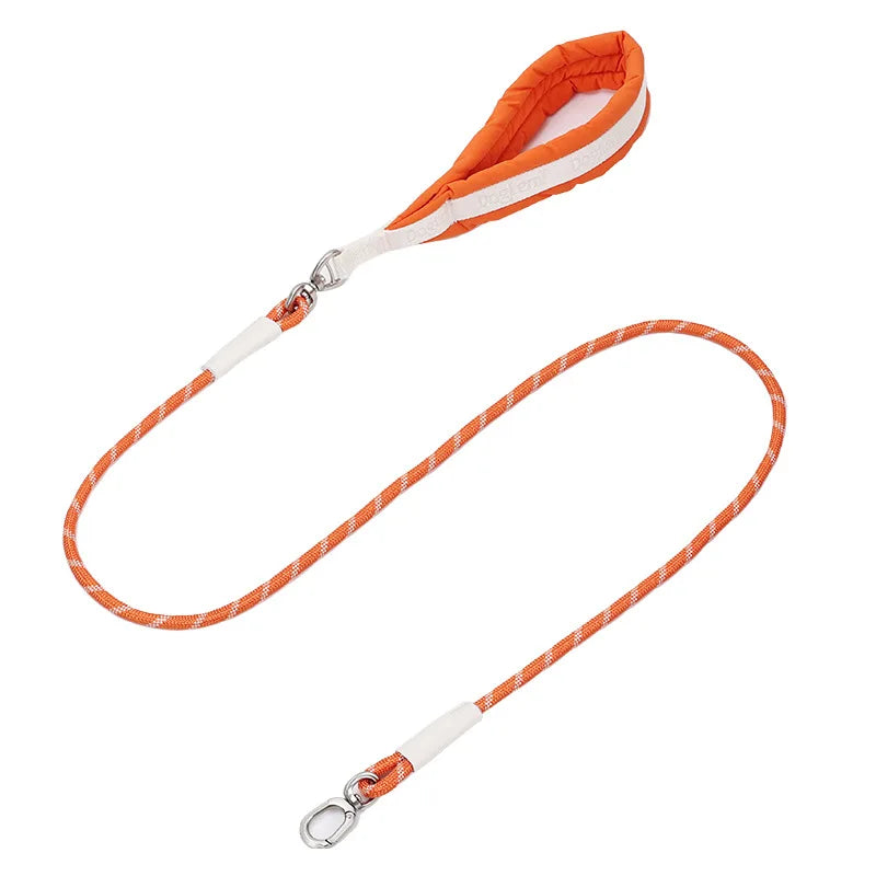 Dog leash, anti-shock dog chain, outdoor dog walking leash, detachable pet harness