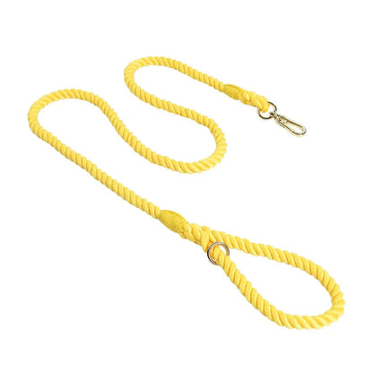 Hand-woven Cotton Rainbow Dog Leash, Medium and Large Dog Walking Leash Is Wear-resistant ,  for Outdoor Walking or Dog Training