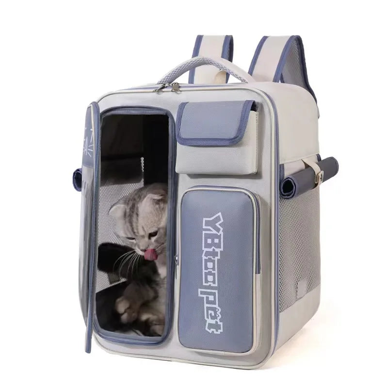 Bag Products Cat Carriers Storage Fashion Backpack Portable Cat Carriers Handbag PVC Home Katzenbeutel MH40MB