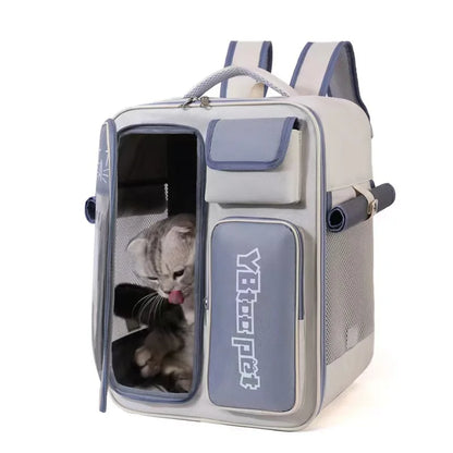 Bag Products Cat Carriers Storage Fashion Backpack Portable Cat Carriers Handbag PVC Home Katzenbeutel MH40MB