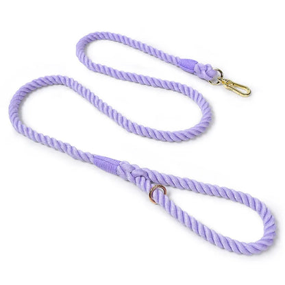 Hand-woven Cotton Rainbow Dog Leash, Medium and Large Dog Walking Leash Is Wear-resistant ,  for Outdoor Walking or Dog Training