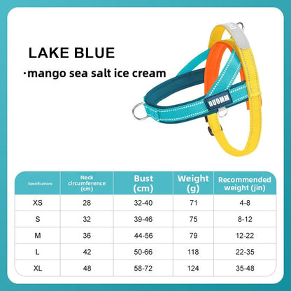 Explosion-Proof Pet Saddle Harness Dog Leash for Shiba Inu Bichon Frize Puppy Outdoor Pet Supplies Dog Collar Cat Collar