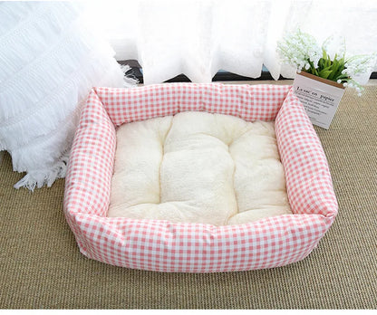New Four Seasons Universal Pet Nests Spring and Autumn Square Nests Winter Warm Dog Nests Cat Nests Thickened Small Dog NestsCat