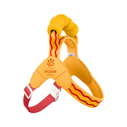 Bubblegum Bounce – Cushioned Reflective Dog Harness