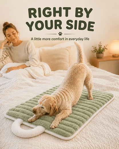 Pet Sleeping Mat Dog Bed Cat Litter Puppy Bed with Carry Handle Dog Sofa Lovely Mattress Cushion for Small Large Dog Blanket