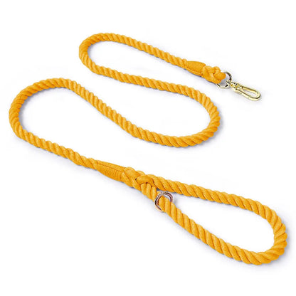 Hand-woven Cotton Rainbow Dog Leash, Medium and Large Dog Walking Leash Is Wear-resistant ,  for Outdoor Walking or Dog Training