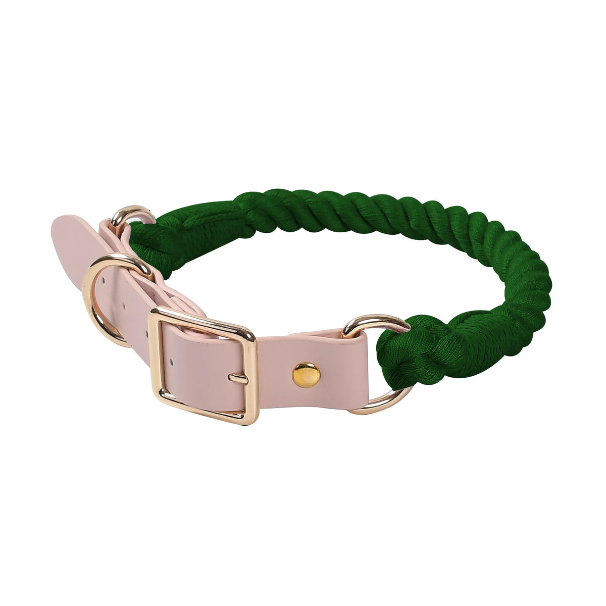 Wholesale Handmade Woven Colorful Pet Dog Leash Set Leather Dog Collar Supplies Cross-Border