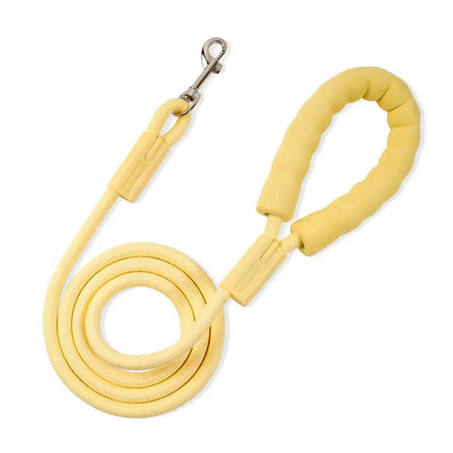 Universal Dopamine Dog Leashes with Cotton Handle Durable Dog Traction Rope Anti-Lost Nylon Pet Training Rope Outdoor
