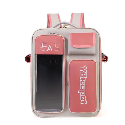 Bag Products Cat Carriers Storage Fashion Backpack Portable Cat Carriers Handbag PVC Home Katzenbeutel MH40MB